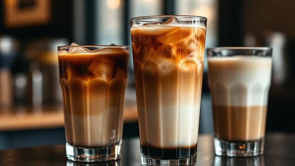 القهوة الباردة واللاتيه المختص